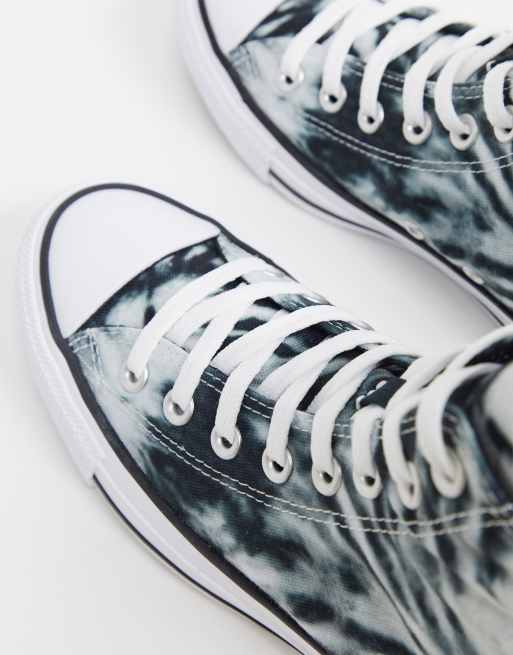 Black tie dye deals converse