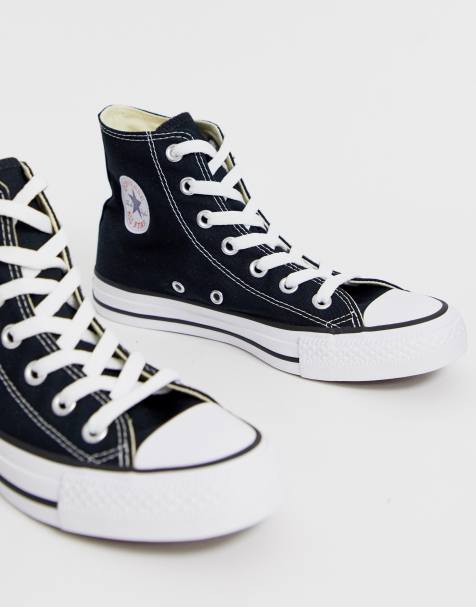 Converse Chuck Taylor All Star Hi black trainers
