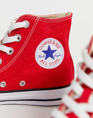 Converse 2 on sale red high top