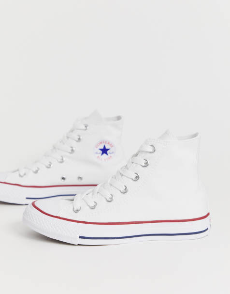 Converse Chuck Taylor All Star Hi canvas sneakers in white - view 1