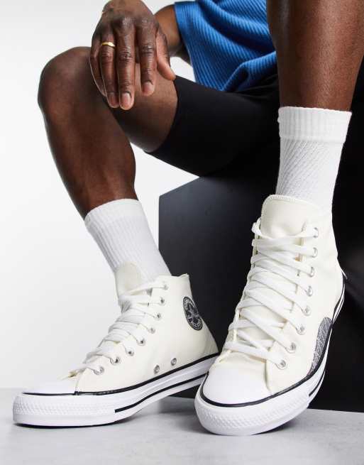 cream converse shoes