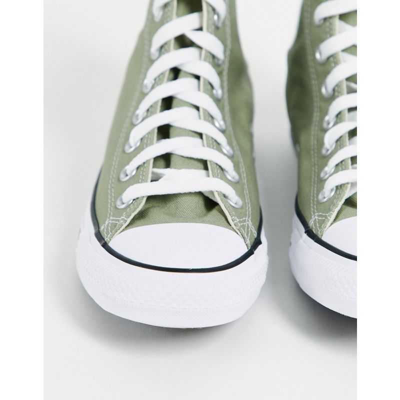 Donna Scarpe Converse - Chuck Taylor All Star Hi Classic - Sneakers alte kaki slavato