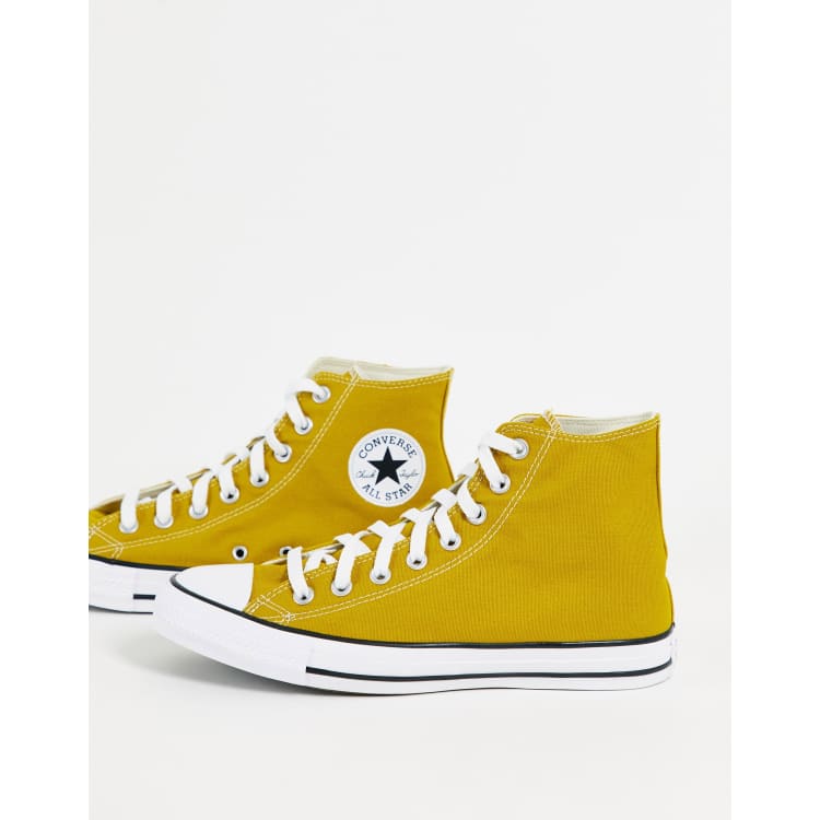 Dark yellow deals converse