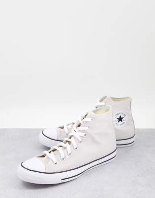 Converse Chuck Taylor All Star Hi Classic trainers in stone