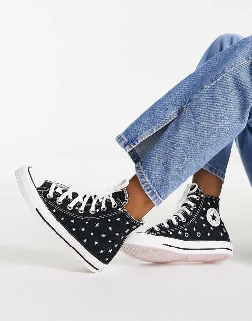 Converse Chuck Taylor - All Star Hi Crystal Energy - Sneakers in zwart, 4 van 4
