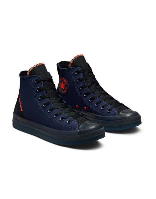 Converse Chuck Taylor All Star Hi Sneakers in Dark Blue