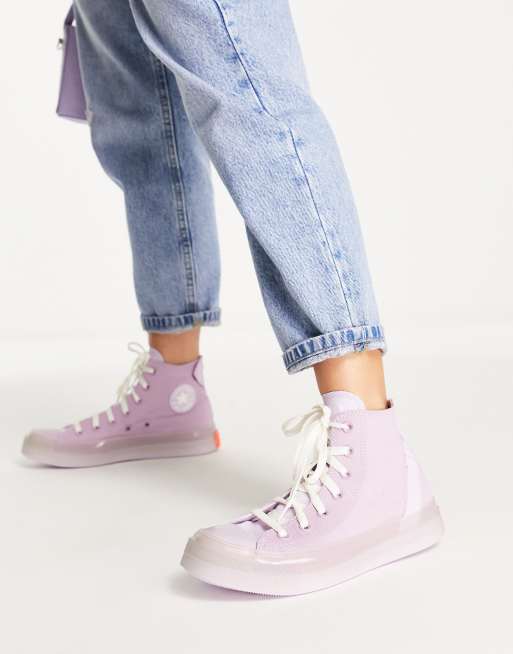 Plum converse shop sneakers