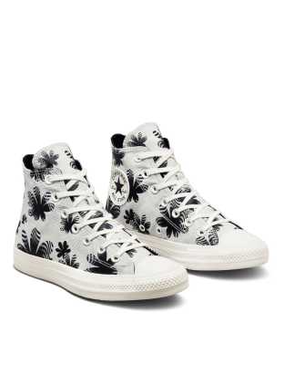 Converse Chuck Taylor All Star Hi Desert Rave sneakers in light bone ...
