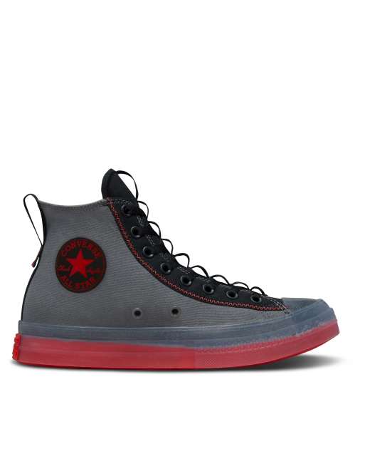 Converse all star grey cheap high tops