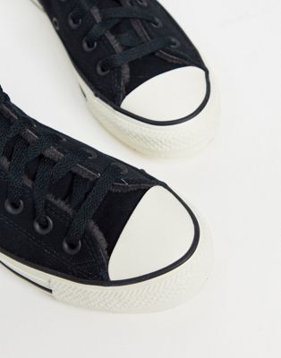 lined converse shoes