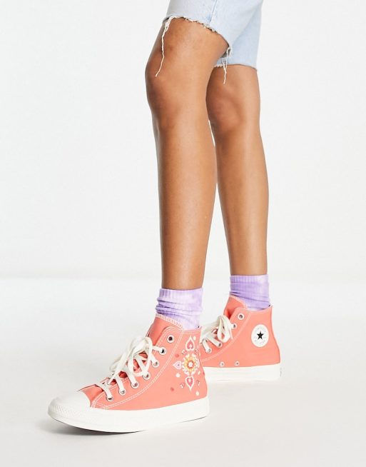 converse high tops womens flowers