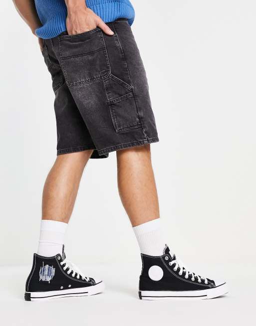 High top chuck outlet taylors with shorts