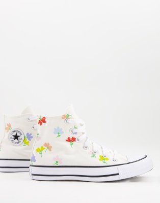 converse garden party print