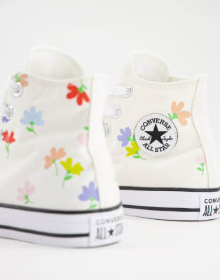 converse garden party print