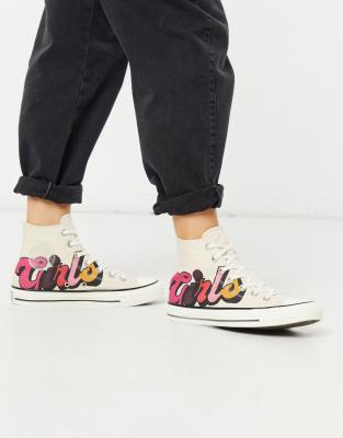 converse girls trainers