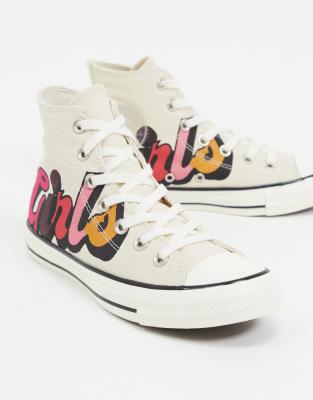 girls orange converse