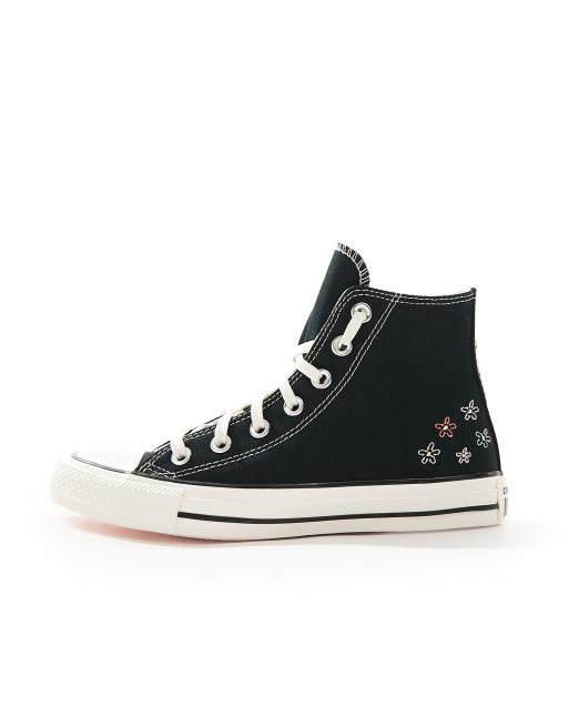 Asos black converse best sale