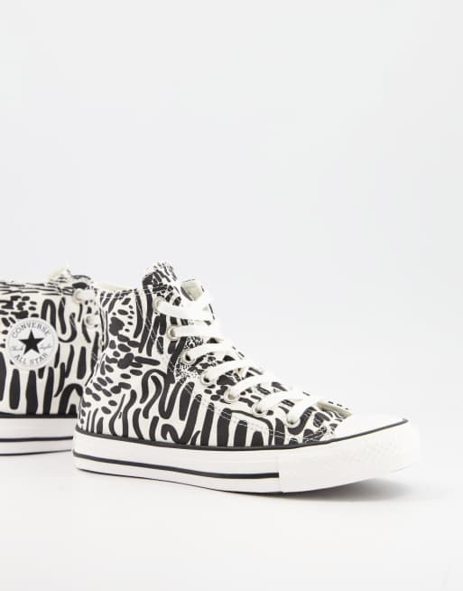 converse chuck taylor zebra print