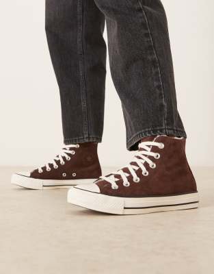 Converse - Chuck Taylor All Star Hi - Knöchelhohe Sneaker in Braun-Brown