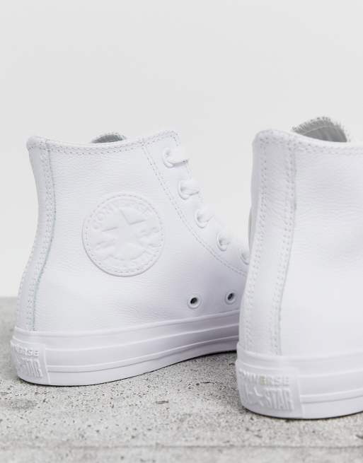 Chuck taylor all star mono leather hi clearance w