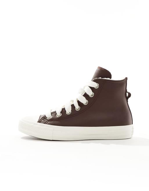 Converse high deals cut leather