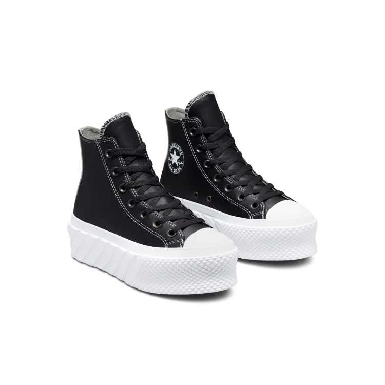 Chuck taylor all star lift cuir hi hot sale