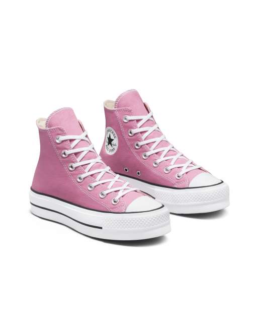 Converse Pink Chuck Taylor All Star Lift Platform Sneakers