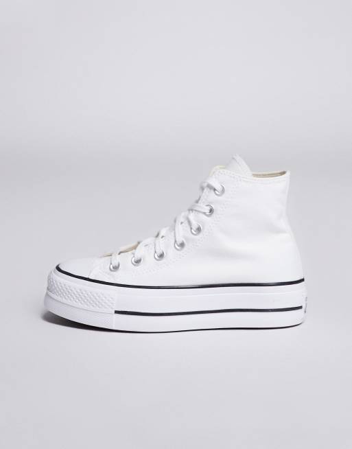 Converse chuck 2024 taylor platform blanche