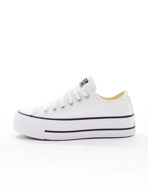 Converse Chuck Taylor All Star Hi Lift canvas sneakers in white, 2 of 5