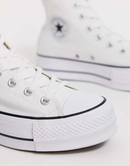 White cheap converse trainers