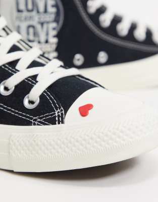 all star heart shoes