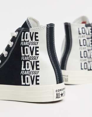 converse heart chuck trainer