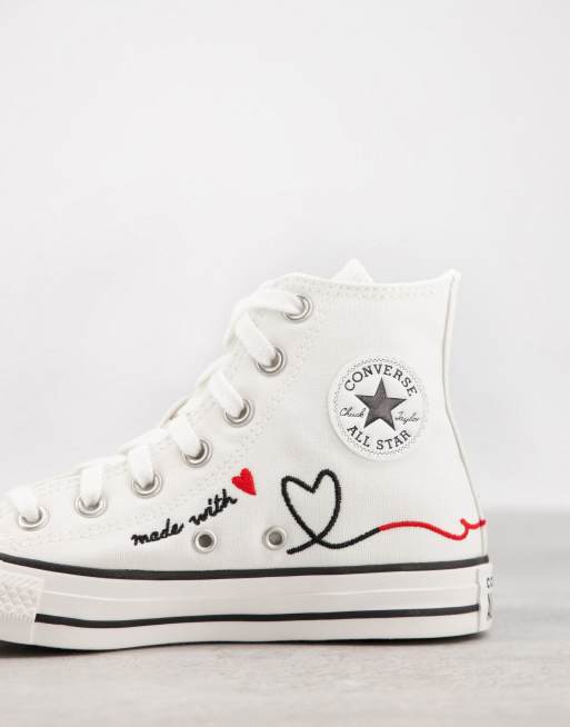 Converse chuck taylor all star love high top womens shoes Clearance