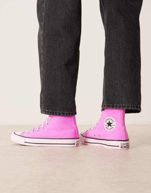 Converse Chuck Taylor - All Star Hi - Lyserøde sneakers, 4 af 5