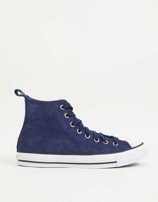 Converse Chuck Taylor All Star Hi Mountain Club suede sneaker in navy, 2 of 4