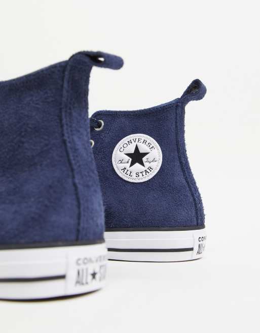 Converse Chuck Taylor All Star Hi Mountain Club suede sneaker in navy, 4 of 4