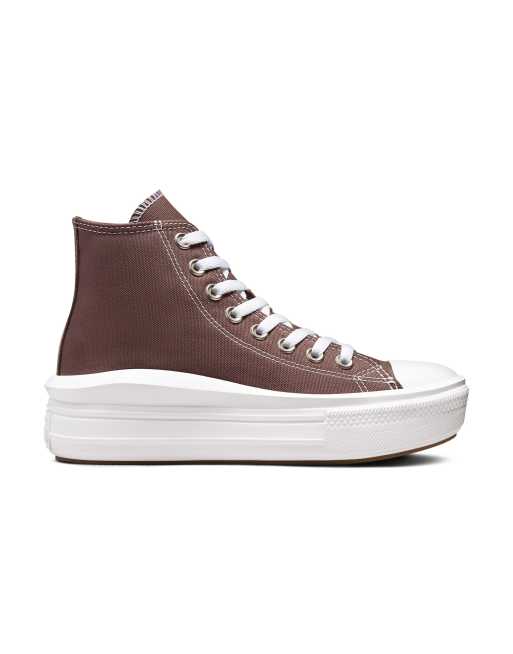 Chuck Taylor All Hi Move canvas sneakers in Brazil nut - Exclusive to ASOS | ASOS