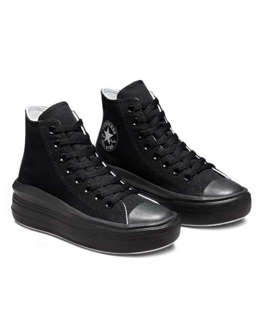 All black platform clearance converse