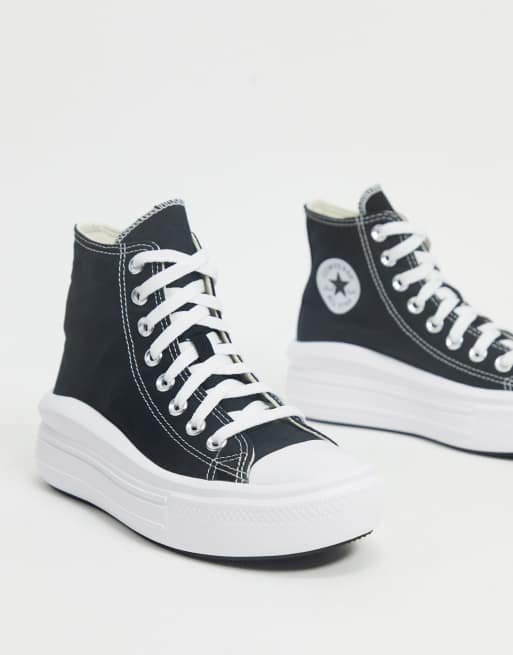 Converse Chuck Taylor All Star Hi Move sneakers in black