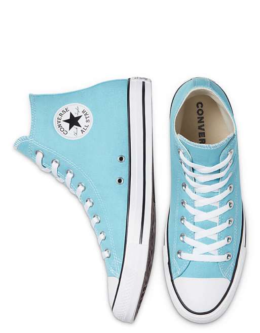 Converse - Chuck Taylor All Star Hi National Parks Pack - Sneakers blu chiaro كتاب اخلع حذائك Converse - Chuck Taylor All Star Hi National Parks Pack - Sneakers blu chiaro كتاب اخلع حذائك