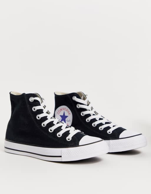 Converse chuck taylor all star hi oversized logo black sneakers