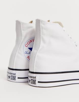 where is the converse logo on high tops