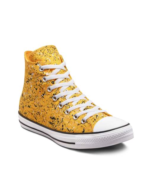 Converse Chuck Taylor All Star Hi Paint in amarillo | ASOS