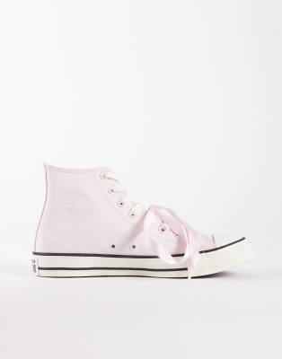 Converse Chuck Taylor All Star Hi Peached Canvas Sneakers In Pink