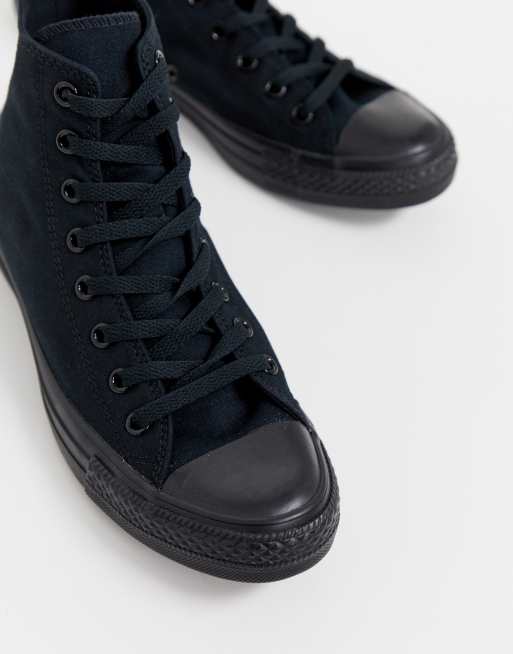 Converse chuck taylor all star hi store plimsolls in black