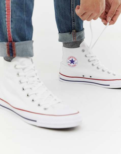 Converse Chuck Taylor All Star Hi Plimsolls In White M7650C - view 1