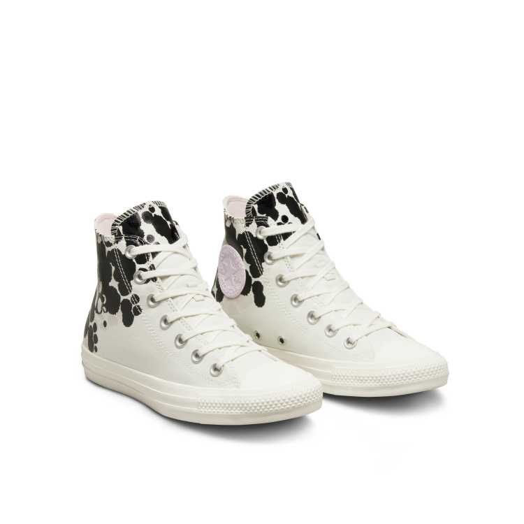 Abnorm fusion oplukker Converse Chuck Taylor All Star Hi printed sneakers in cream | ASOS