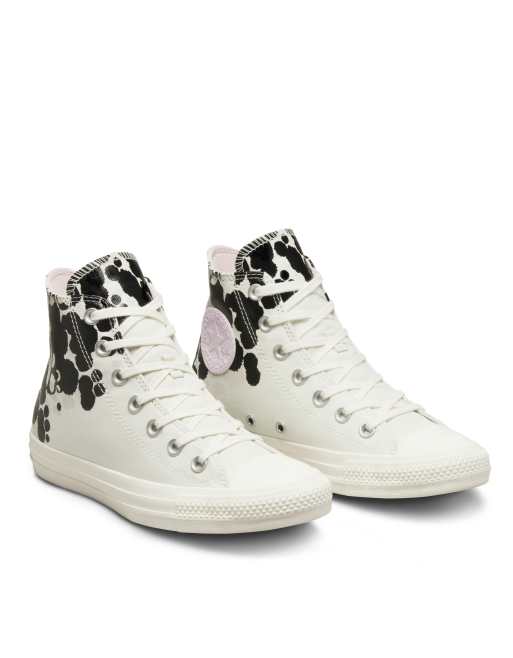 Converse Chuck Star Hi printed sneakers in cream |