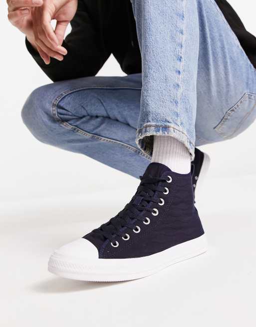 Quilted converse best sale sneakers