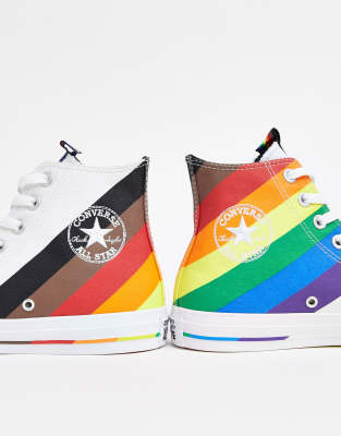 converse shoes rainbow